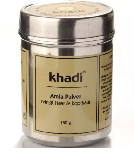 Pure Organic Amla Powder vegan hair care dry shampoo